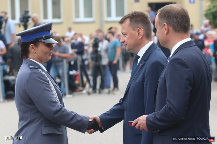 St. sierż. Marzena Pniewska została odznaczona podczas...