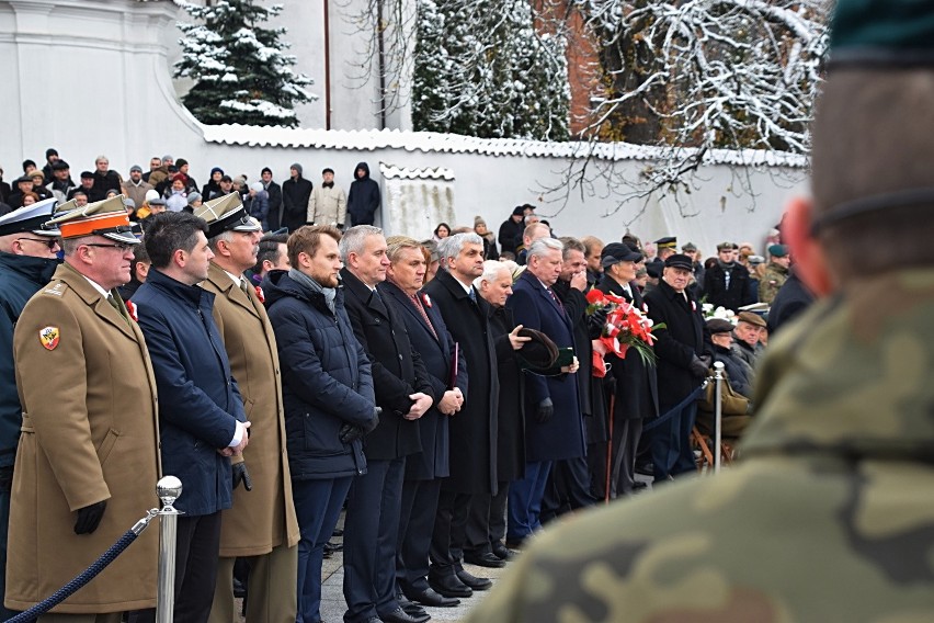 Uroczystości na Rynku Kościuszki w Święto Niepodległości