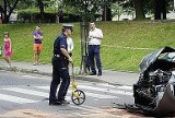 Wypadek w Chorzowie. Nie żyje 20-letni kierowca forda escorta