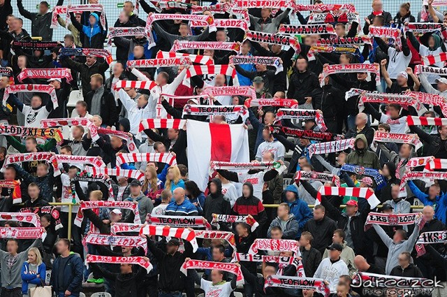 Kibice Łódzkiego Klubu Sportowego mobilizują się na niedzielny mecz z Polonią Warszawa.