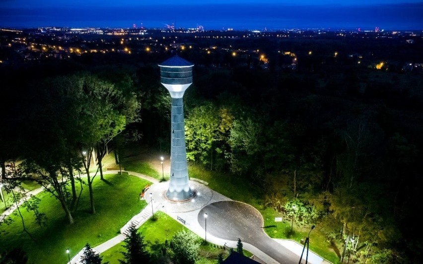 Nitowana wieża ciśnień w Będzinie - Grodźcu powstała na...