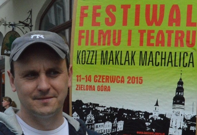 Adam Woronowicz - laureat aktorskiego lauru zielonogórskiego festiwalu.