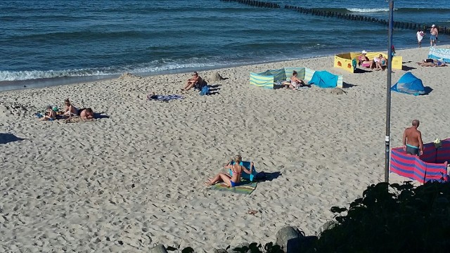 Plaża w Mielnie.Sprawdź pogodę nad morzem na najbliższe dni.