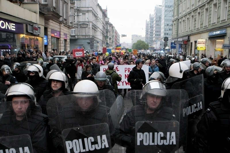 Podczas Marszów Równości w Poznaniu co roku w mobilizacji są...