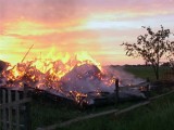 Spłonęła stodoła w Grabowie