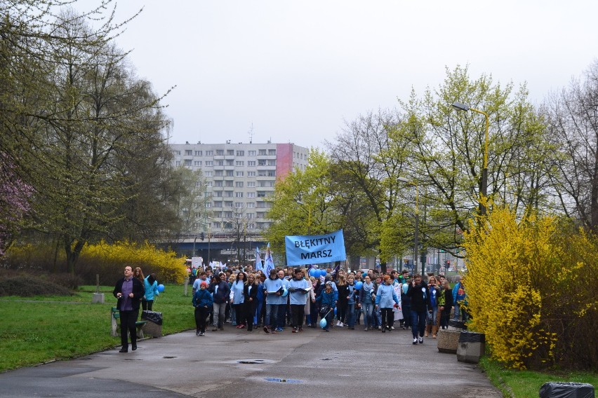 Sosnowiec: ulicami miasta przeszedł Błękitny Marsz [ZDJĘCIA]