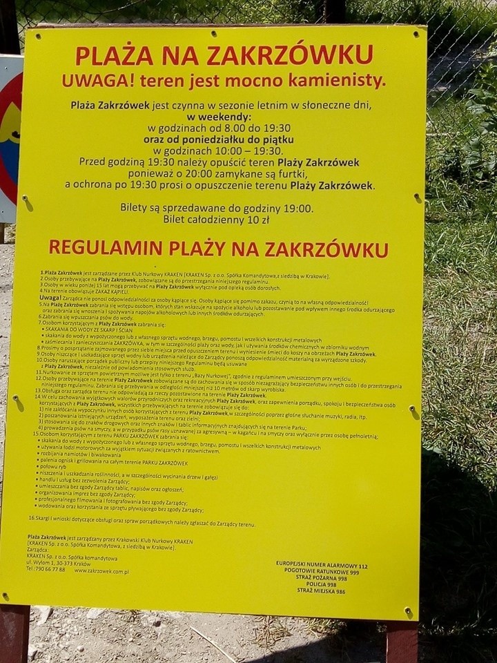 Kraków. Wejście na Zakrzówek znów płatne. Kiedy w końcu miasto przejmie w pełni teren?