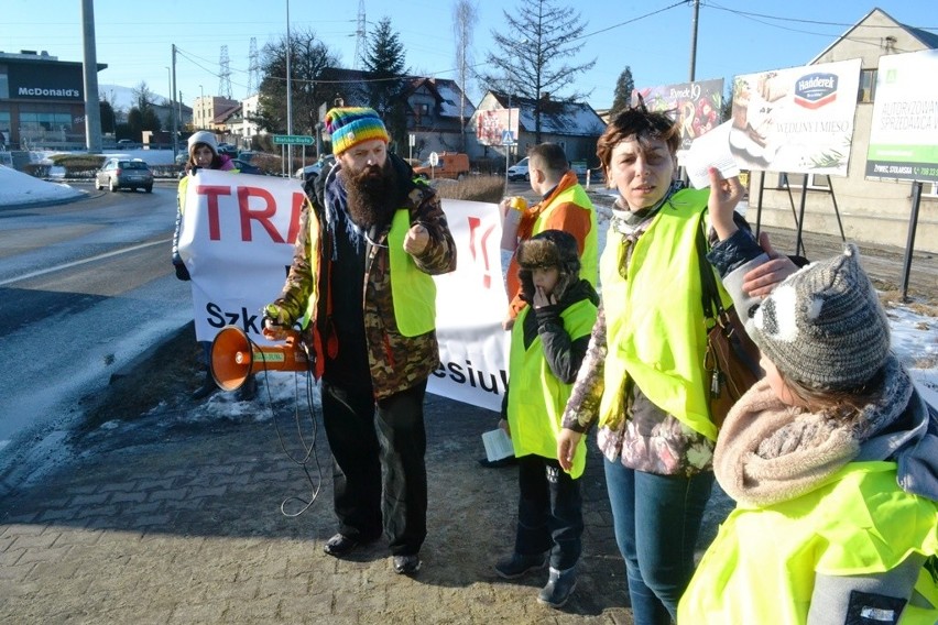 Wielkie trąbienie w Żywcu. Dla szkoły na Podlesiu