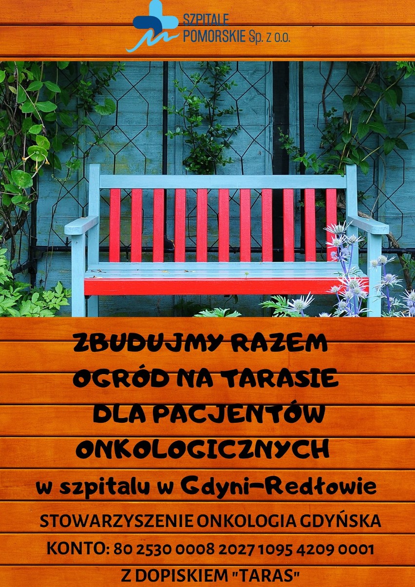 Trwa zbiórka pieniędzy na taras dla pacjentów gdyńskiego szpitala