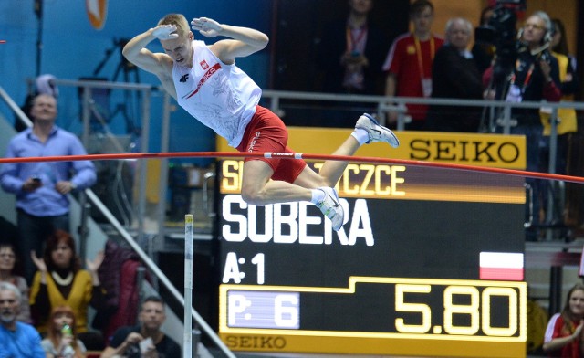 Robert Sobera (AZS AWF Wrocław), czwarty zawodnik halowych mistrzostw Europy Praga 2015 w skoku o tyczce. Wciąż czeka na swój pierwszy medal dużej światowej imprezy.