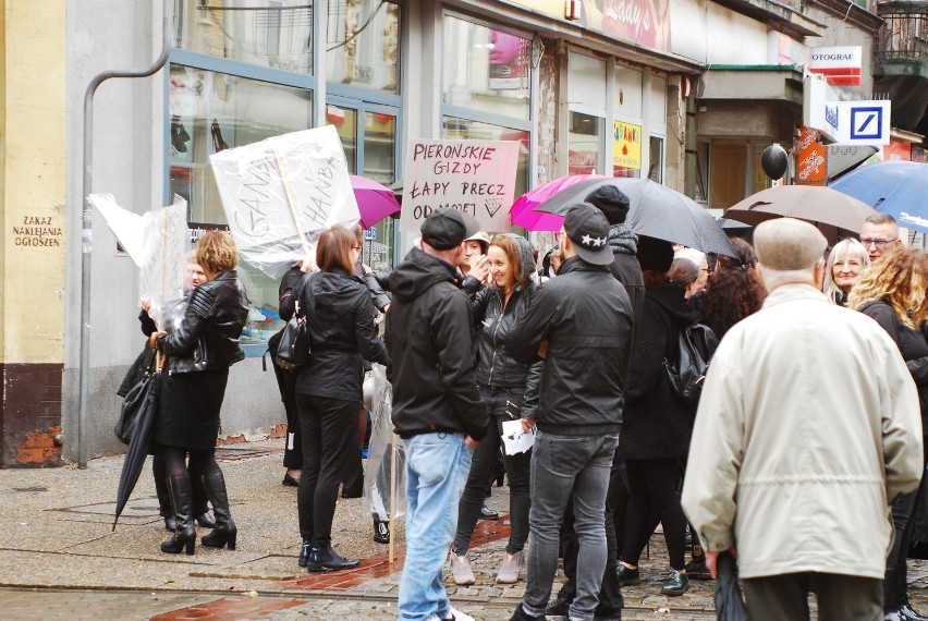 Czarny protest w Bytomiu ZDJĘCIA + WIDEO