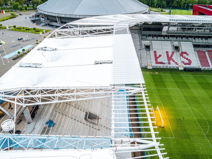 Stadion ŁKS im. Władysława Króla już prawie gotowy. Najnowsze zdjęcia