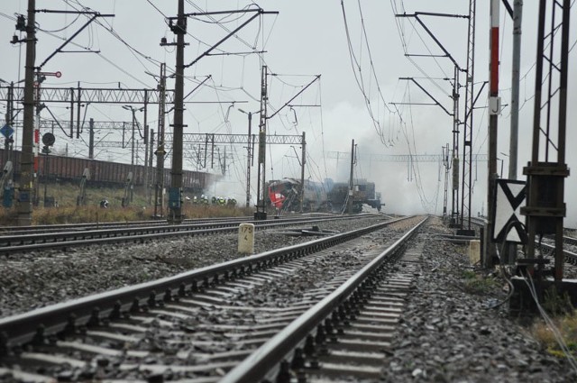 Pozar po zderzeniu pociągów cz.2Pozar po zderzeniu pociągów cz.2