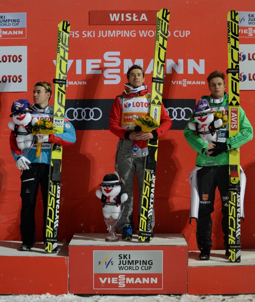 Kamil Stoch wygrał zawody Pucharu Świata w Wiśle.