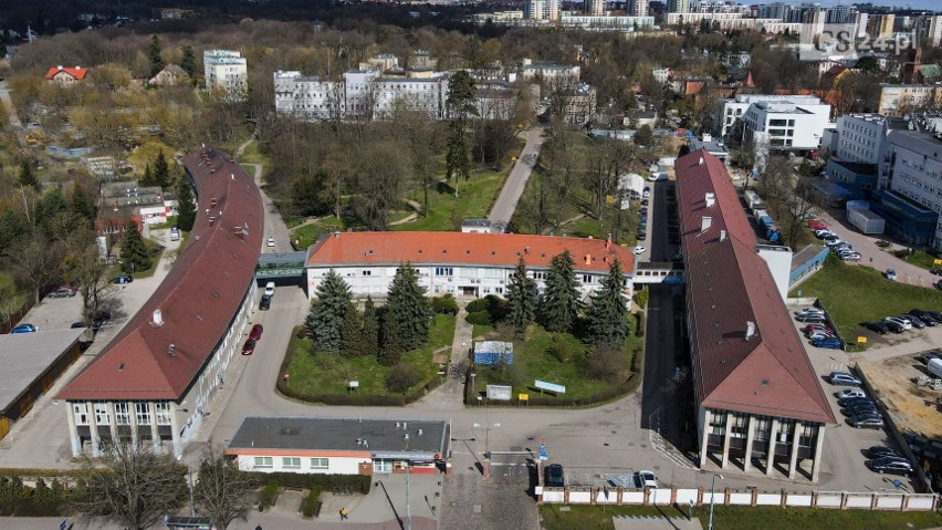 Szpital przy ul. Arkońskiej w Szczecinie.