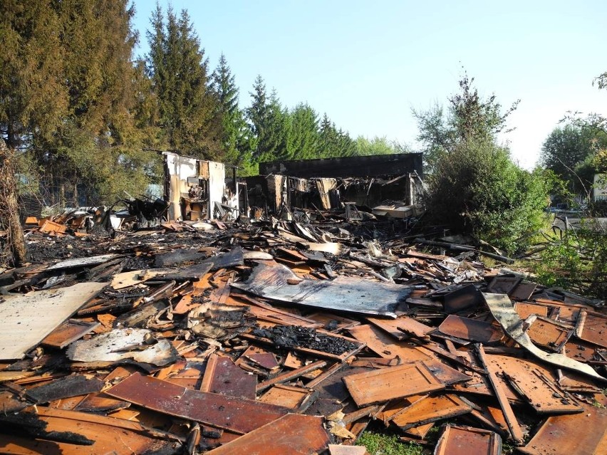 Pożar w Zamościu: Spłonął komis meblowy