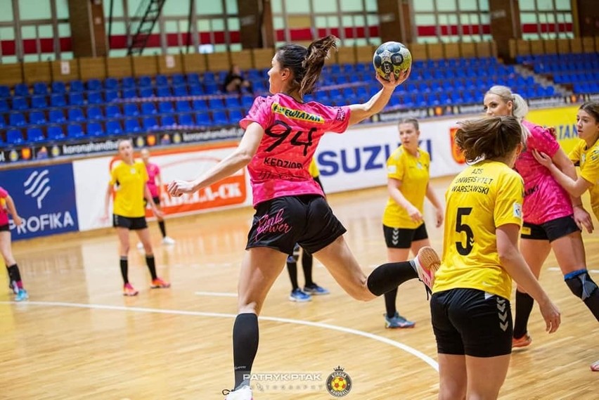 1. liga piłkarek ręcznych. Wysoka wygrana Suzuki Korony Handball Kielce. Padł rekord [ZDJĘCIA]