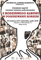 Z rodzinnego albumu w poszukiwaniu korzeni. Pokonkursowa wystawa.