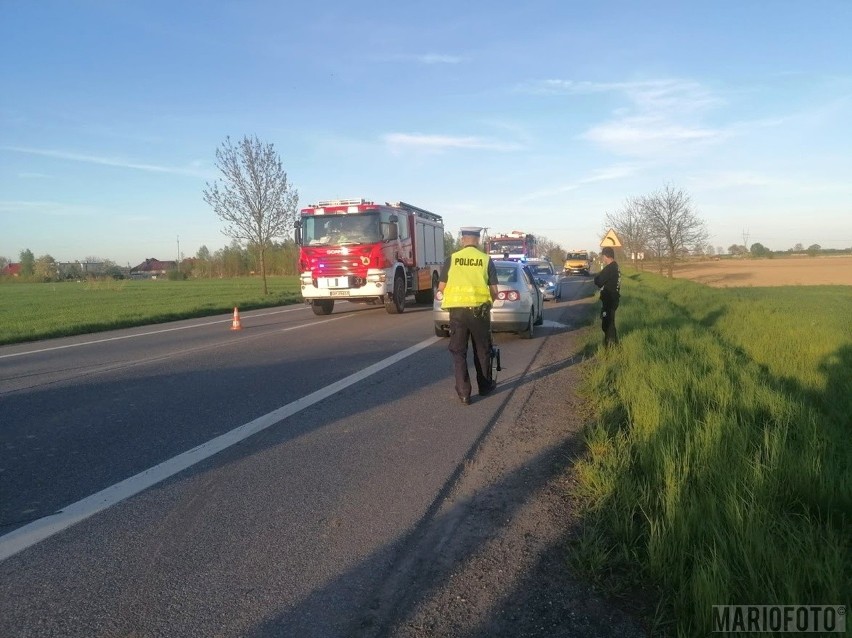 Wypadek na trasie Opole-Nysa.