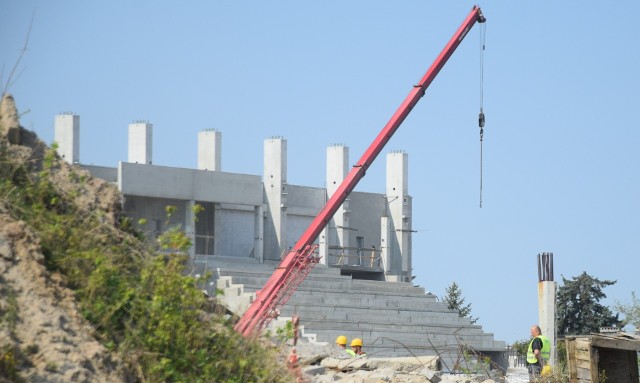 Trwa budowa nowego stadionu dla Radomiaka.