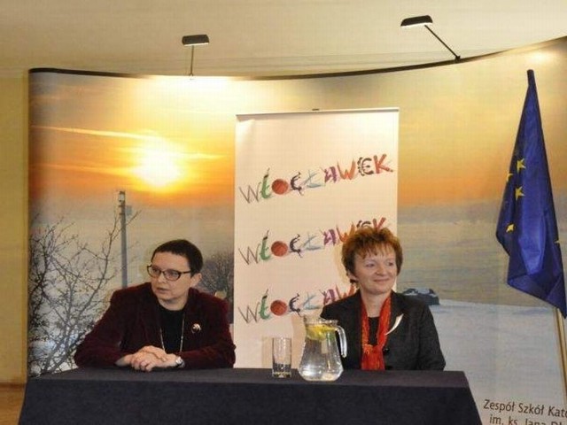 Minister Katarzyna Hall i posłanka Domicela Kopaczewska