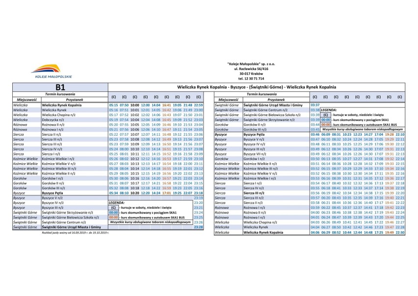 Wieliczka. Będą zmiany w kursach gminnych i kolejowych autobusów [ROZKŁADY JAZDY]