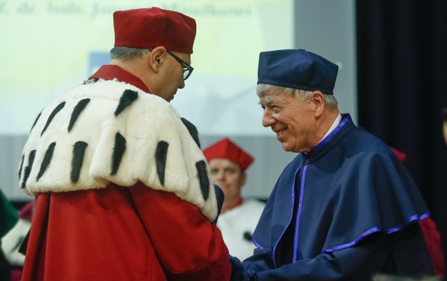 2017 r. , Rzeszów. Jan Miodek, nadanie tytylu doctora honoris causa.