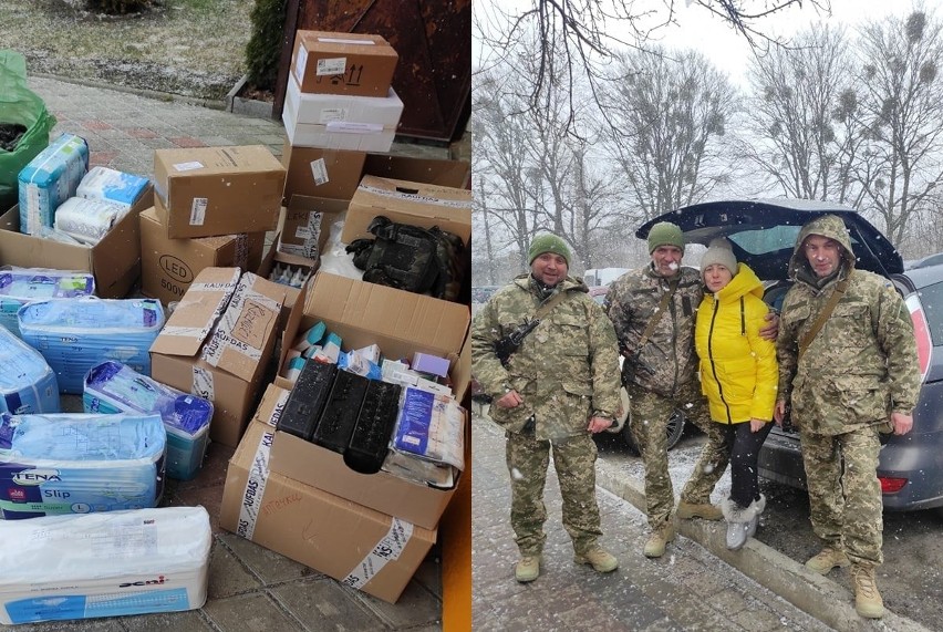 Mieszkańcy Ukrainy otrzymali dary z Krosna Odrzańskiego i...