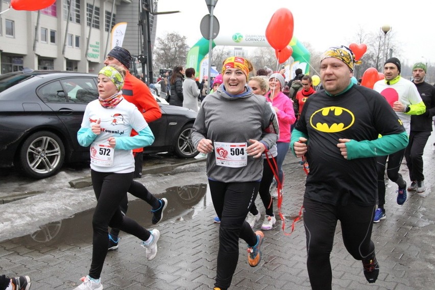 Bieg Walentynkowy 2017 w Dąbrowie Górniczej