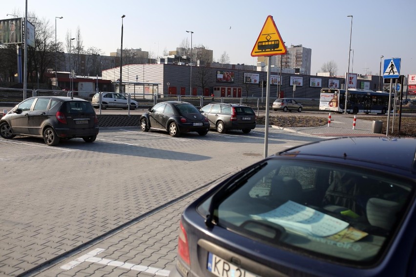 Parking park&ride w Bieżanowie.