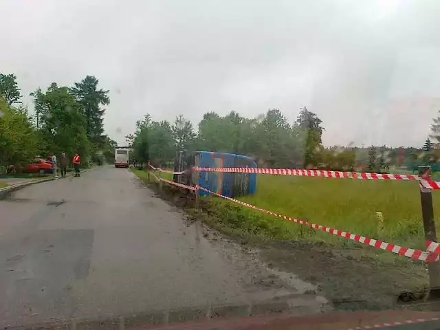 Zdjęcia z miejsca wypadku wysłane na adres alarm@nowiny24.pl