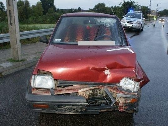 Opel kontra tico. Wypadek na krajowe "19" [FOTO]