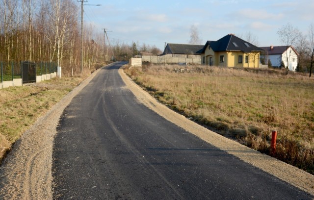 Nowy asfalt w Kranowie.