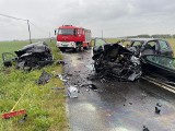 Śmiertelny wypadek na trasie na trasie Kcynia - Łankowice w powiecie nakielskim. 28.05.2022 r.