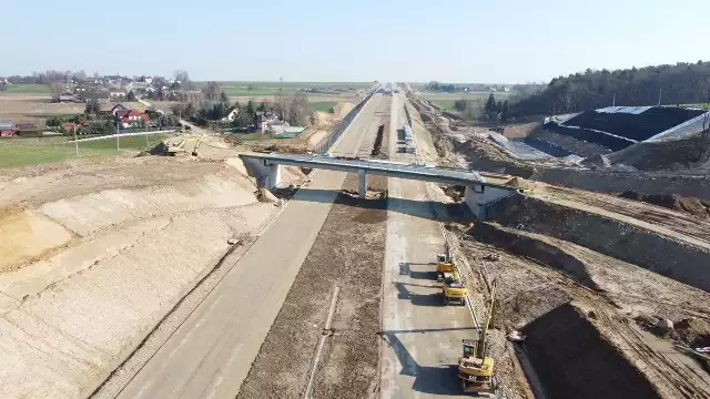 W niemal 80 procentach ukończona jest budowa trasy S7 na odcinku Miechów-Szczepanowice