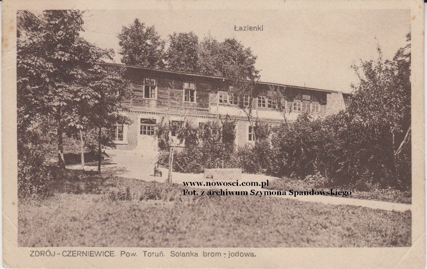 Łazienki w Czerniewicach, w których znajdowało się 10 pokoi...