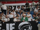 Kibice Legii Warszawa licznie stawili się na stadionie Piasta. Zdjęcia kibiców gości
