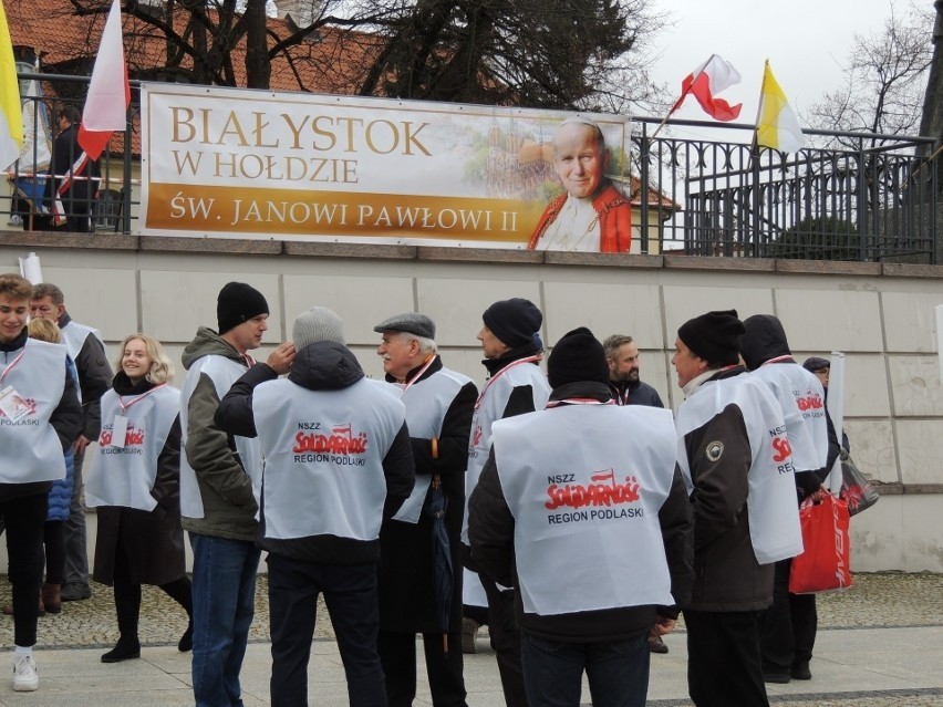 Białystok. Arcybiskup dziękuje Solidarności za Marsz Papieski
