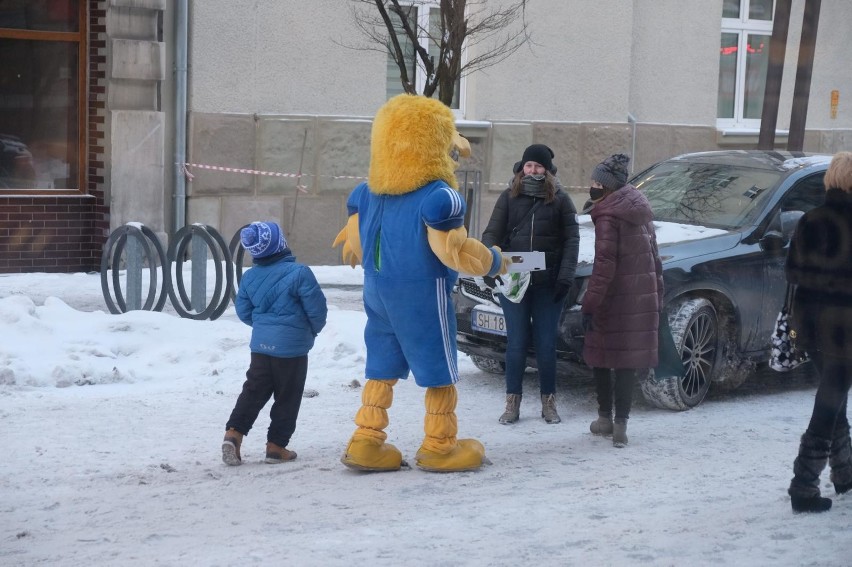 Sektorowa Sekta na spotkaniu z kibicami Ruchu w sklepie...