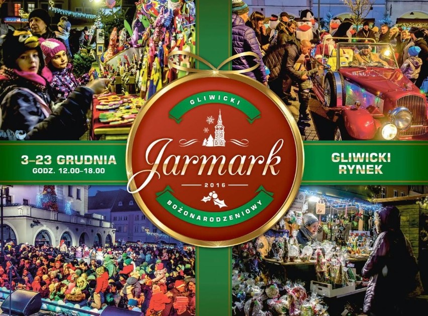 Jarmark świąteczny 2016: w Gliwicach od 3 grudnia. Będzie kiermasz i koncerty [PROGRAM, ZDJĘCIA]