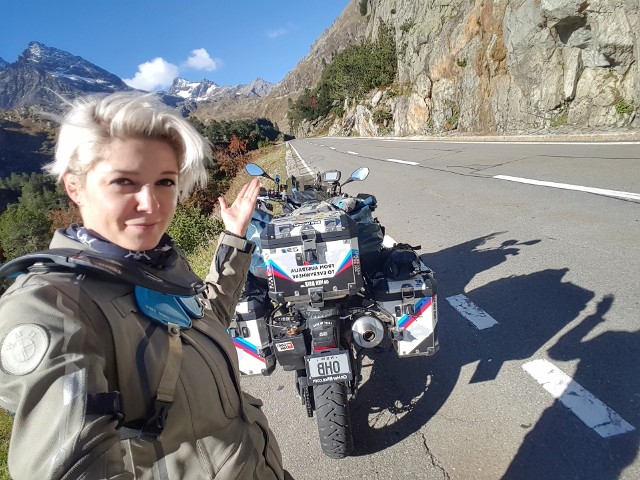 Suwalczanka Kinga Tanajewska podróżuje po świecie na motocyklu