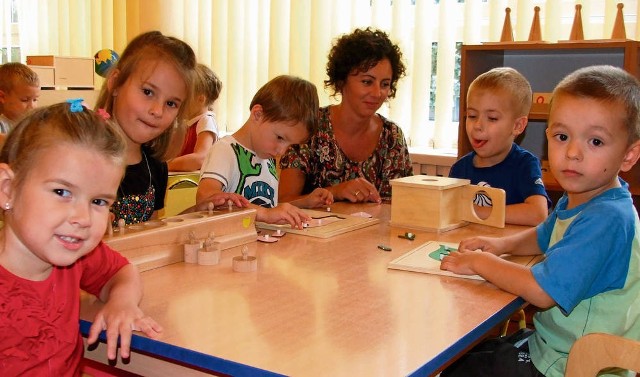 W Miejskim Przedszkolu nr 14 w Nowym Sączu dzieci bawią i uczą metodą Marii Montessori