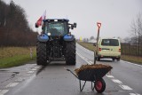 Protest rolników powiatu lęborskiego w Godętowie