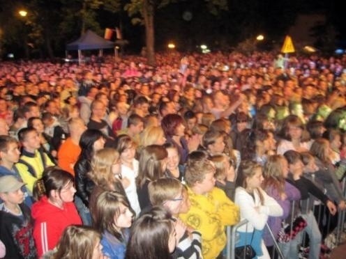 Publiczność podczas koncertu zorganizowanego z okazji Dni Bielska