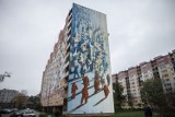 Jeden z największych murali na świecie powstał na łódzkim Zarzewie [ZDJĘCIA]