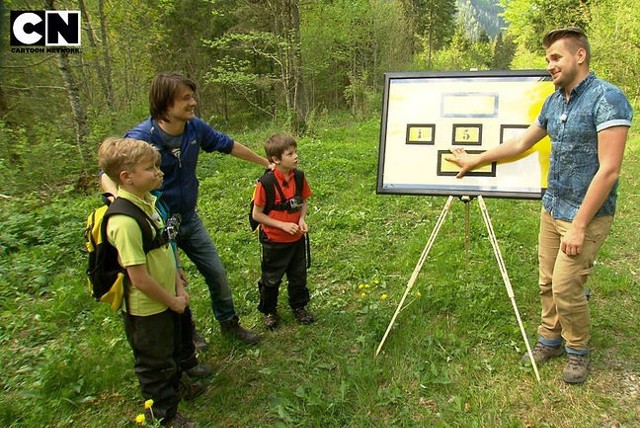 Dawid Ogrodnik w "Ekspedycji Cartoon Network" (fot. materiały prasowe)