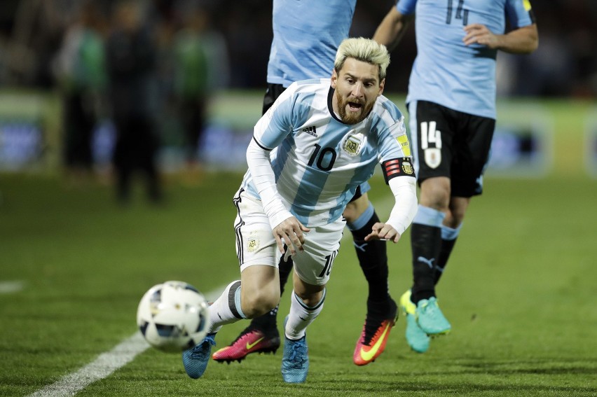 Argentyna - Urugwaj: Gol Leo Messiego