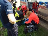 Kraków. 72-latka wpadła do Wisły, została przewieziona do szpitala