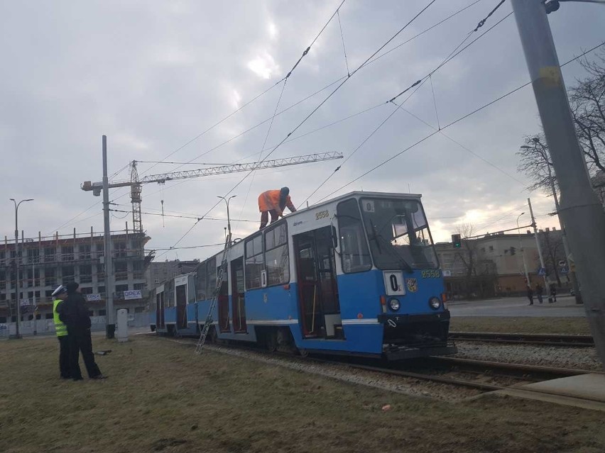 Awarie tramwajów na pl. Wróblewskiego i pl. Staszica