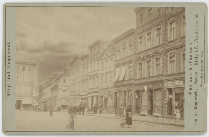Stary Rynku w Słupsku - widok w stronę ulicy Grodzkiej.